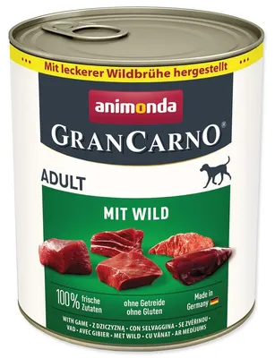 Immagine prodotto di Animonda GranCarno Adult con selvaggina - 800g