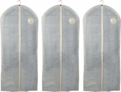 Produktbild von MSV Premium Kleidersack Kleiderhülle Kleider Schutzhülle Kleidersäcke 60x135 cm - 3 Stück