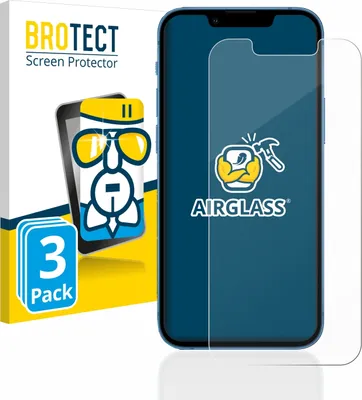 Produktbild von 3x BROTECT Schutzglas für Apple iPhone 13 mini Schutzfolie Panzer Folie Glas Display Schutz klar