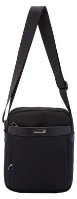 Image de Sac bandoulière pour hommes, marque B Cavalli, en polyester, avec fermeture éclair, compartiments et bandoulière réglable