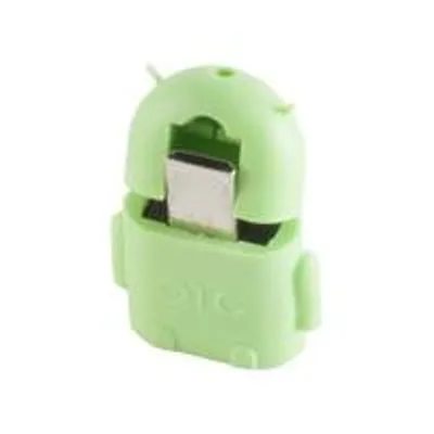 Produktbild von USB-OTG Micro-B Stecker auf A-Buchse 2.0, grün