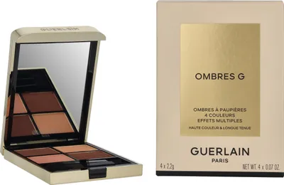 Produktbild von Guerlain Ombres G, Puder, Metallisch, Rauchig, Glättend, Akt, Wild Nudes, 4 Farben, Matte, Metallisch, Perleffekt, Satin