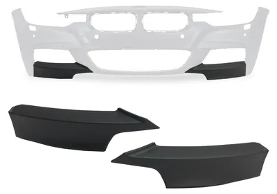 Für BMW 3er F30 F31 2012-2017 Spoilerecken Frontspoiler Flaps Spoiler Stoßstange in der Farbe von Jom Car-Parts GmbH
