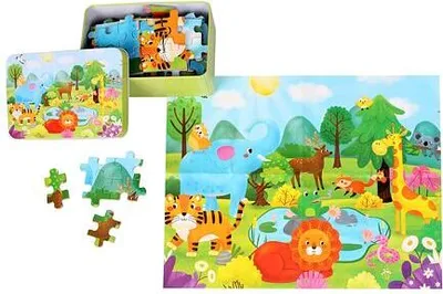 Immagine prodotto di Puzzle Mondo degli animali 100 pezzi
