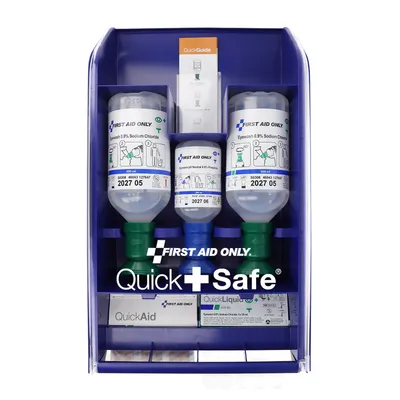Image de First Aid Only Mallette de premiers secours Quick+ Safe DIN EN 15154-4 bleu (P-44026 00)