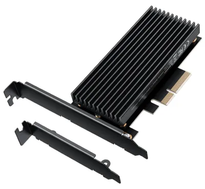 Produktbild von GRAUGEAR G-M2PCI01, PCIe, M.2, Männlich, Schwarz, 128 mm, 18,5 mm