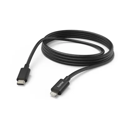 Immagine prodotto di Hama Ladekabel, USB-C - Lightning, 3 m, Schwarz (00201599)