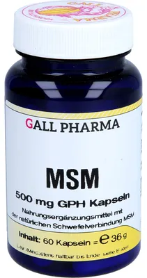 Produktbild von MSM 500 mg GPH Kapseln, 60 St KAP
