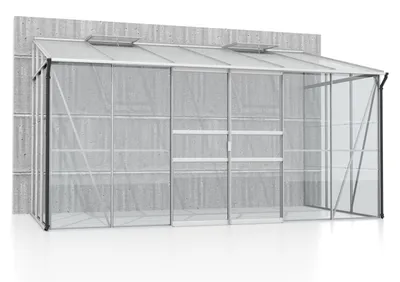 Immagine prodotto di Serra addossata Vitavia "Osiris 7800" alluminio anodizzato 7,8 m² Vetro di sicurezza temperato da 3 mm, HKP da 6 mm