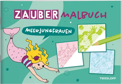Produktbild von Zaubermalbuch. Meerjungfrauen
