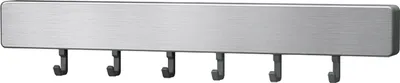 Immagine prodotto di metaltex 258195000 metaltex barra magnetica Metallika, con ganci, acciaio inossidabile