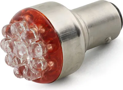 Zdjęcie produktu dla BA15D 12V 12W Czerwona żarówka do reflektorów