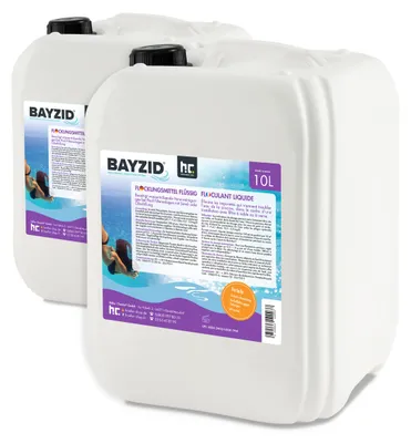 Produktbild von 2x10 L BAYZID® flüssig Flockungsmittel gegen Trübungen für sauberes Poolwasser