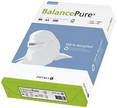 Image de Papyrus 88152269 Balance Pure Recycling Paper - A4, 80 g/qm, 500 Blatt
