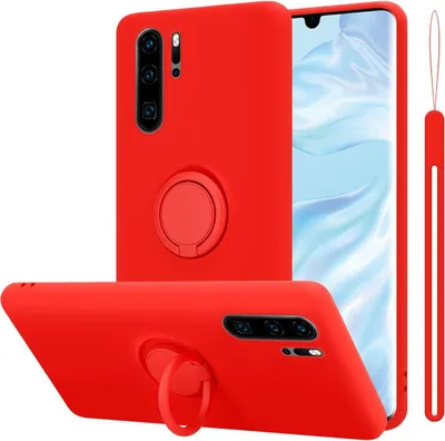 Image de Cadorabo Housse pour Huawei P30 PRO Housse de protection en rouge Housse pour portable TPU Etui Case Cover