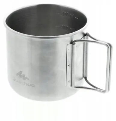 Produktbild von Edelstahl Reisebecher mit Skala, 0,4 L für Camping
