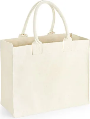 Produktbild von Westford Mill W608 | Resort Canvas Bag 41x34x18 cm - Farbe: Natural - Größe: 41 x 34 x 18 cm