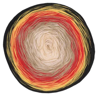 Immagine prodotto di Hobby YARN – Flowy Charme Bobbel 250 g, 1000 m, filato a 4 capi con sfumatura di colore per uncinetto e maglia 207