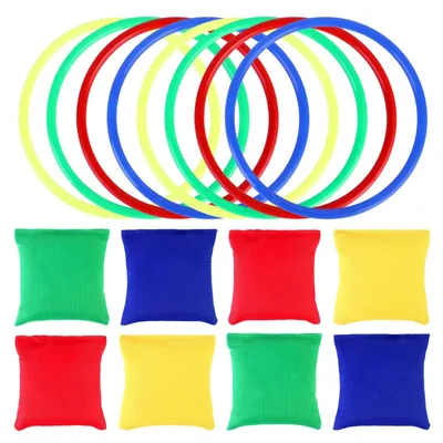 Immagine prodotto di Set da gioco per bambini composto da 8 sacchi e anelli