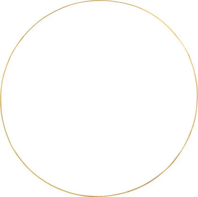 Produktbild von Goldener Metallring für kreative Bastel- und Floristikarbeiten, Ø 40x0,3 cm
