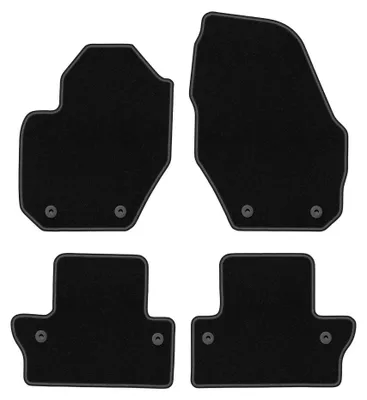 Immagine prodotto di Tappetini in moquette per Volvo S60 II 2010- (berlina) – set 4 pezzi, neri, su misura – Wielganizator BASIC