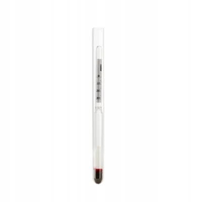 A clear, professional studio shot of a wine thermometer against a white background.
