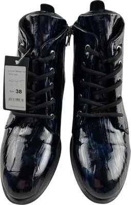 Produktbild von 2Go  Fashion Damen Stiefeletten 8064502-820 Schwarz/Blau  Gr.39