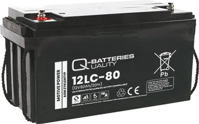 Produktbild von Q-Batteries 12LC-80 / 12V - 80Ah Blei Akku Zyklentyp AGM - Deep Cycle VRLA