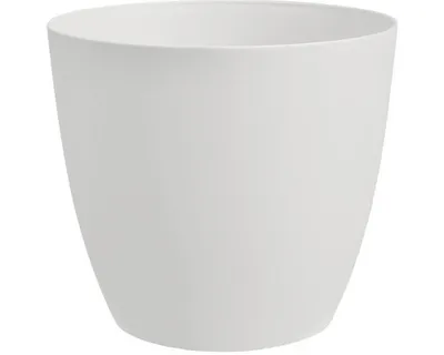 Obrázok produktu pre Plastkon Ella Mat dekoratívny kvetináč biely Priemer kvetináča: 10 cm