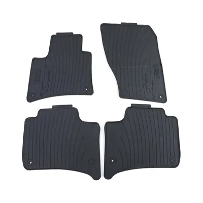 Produktbild von Premium Gummi Fußmatten Set 4-teilig Schwarz für Porsche Cayenne 10-19