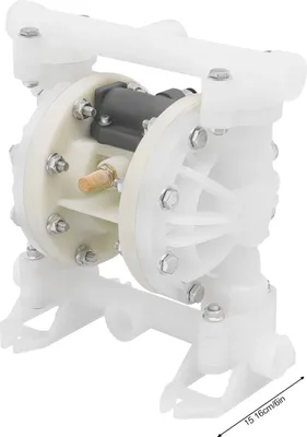 Obrázek produktu pro Membránové čerpadlo stlačeného vzduchu, maximální průtok 2 t/H, maximální tlak 0,7 Mpa, 220 V, BÍLÁ, EU