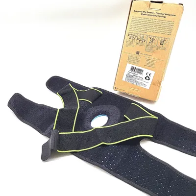 Immagine prodotto di Ginocchiera Bodyprox con stabilizzatori laterali e cuscinetti in gel per la rotula, contro l'osteoartrite (Regular)