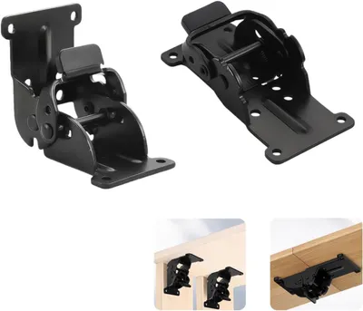 Imagen del producto de Bisagra abatible con cierre, plegable de 0° a 90° a 180°, 2 unidades, para patas de mesa