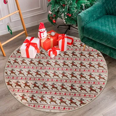 Produktbild von Conceptum Hypnose, Woobtny0326, Teppich, Mehrfarbig, 80 x 80 cm