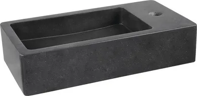 Produktbild von Differnz Handwaschbecken Hura L 40 x 22 cm Basaltstein