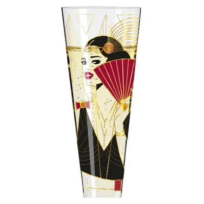 Immagine prodotto di Ritzenhoff Champagnerglas Goldnacht 028, Samy Halim, Kristallglas, 205 ml, 1071028
