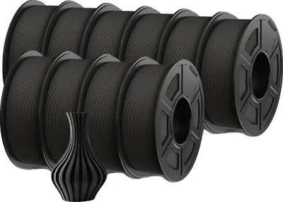 Obrázok produktu pre vlákno do 3D tlačiarne, vysokorýchlostné, bez bublín, HSMPETG 10Black