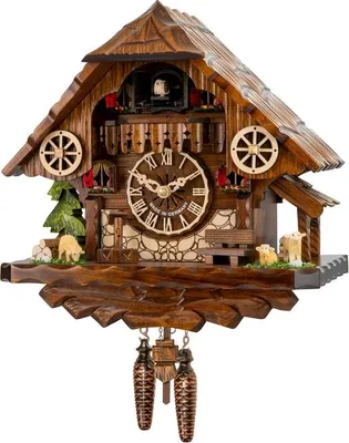 Immagine prodotto di Engstler - 441_Q - Orologio a cucù - Quarzo - Noce - 28 cm