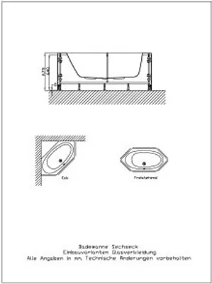 Produktbild von Hoesch 121907 Zub. Untergestell für WW Sechseck