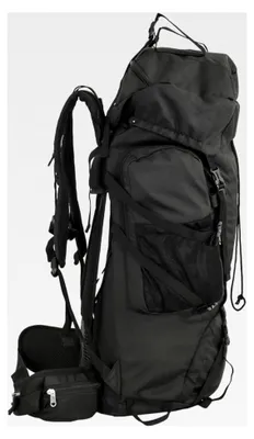 Produktbild von Wanderrucksack Schwarz 60 L Oxford-Gewebe