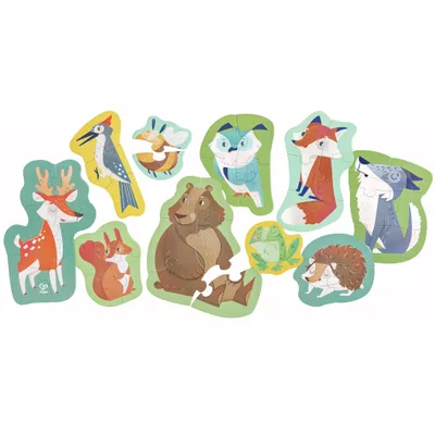 Produktbild von Hape - Waldfreunde-Puzzle