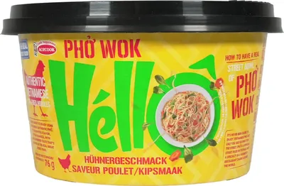 Produktbild von Acecook Pho Wok Instant Reisnudeln Huhn Geschmack 76g