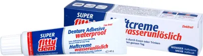 Produktbild von fittydent super Haftcreme wasserunlöslich, 40 g Creme