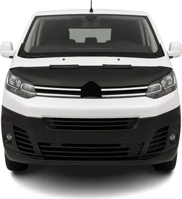 Image de Protège Capot pour Citroen Jumpy 2017-2025 Masque de voiture vinyle Noir