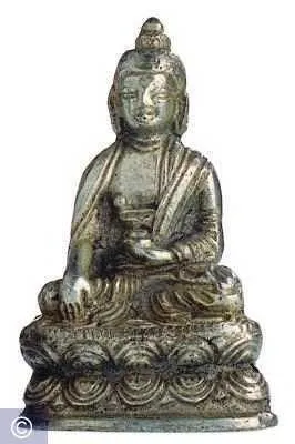 Produktbild von Berk Esoterik Statuen Buddha - Akshobhya, versilbert, 5.5 cm