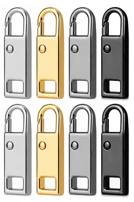 Reißverschluss-Reparatur-Set, Zinklegierung, universell, für Jacken & Taschen