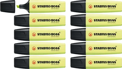 Produktbild von Textmarker - STABILO BOSS ORIGINAL Pastel - 10er Pack - Prise von Limette