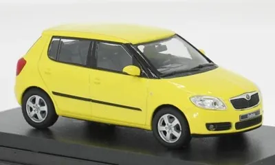 Produktbild von Abrex ABR143AB-008GE - 1/43 Skoda Fabia II, gelb, 2006 - Neu