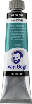 Image de Peinture à l'huile Van Gogh en tube 40 ml, phtalo- turquoise 565
