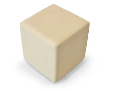 Produktbild von KUBUS Bequemer Sitzwürfel, Material Kunstleder, 39x34x34 cm Bandscheibenwürfel